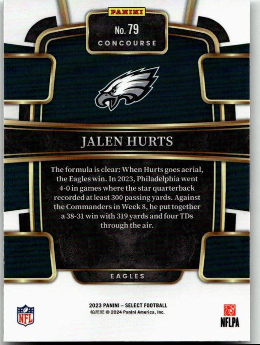 2023 Panini Select #79 Jalen Hurts - ChronicCards