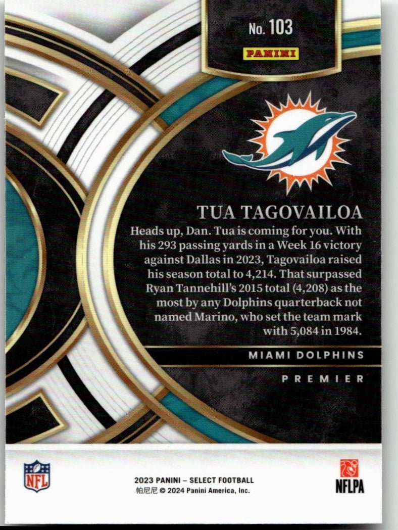 2023 Panini Select #103 Tua Tagovailoa - ChronicCards