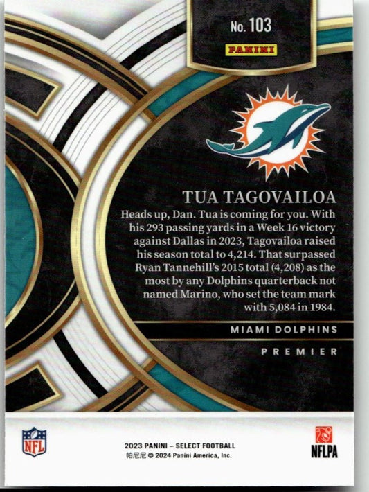 2023 Panini Select #103 Tua Tagovailoa - ChronicCards