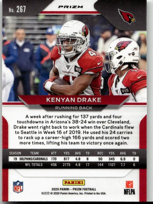 2020 Panini Prizm #267 Kenyan Drake - ChronicCards