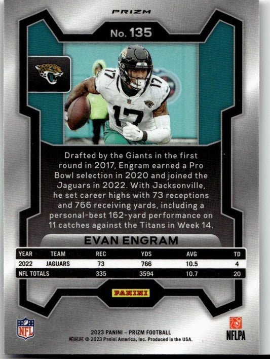 2023 Panini Prizm #135 Evan Engram Red White and Blue - ChronicCards