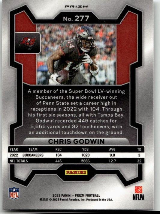 2023 Panini Prizm #277 Chris Godwin Silver - ChronicCards