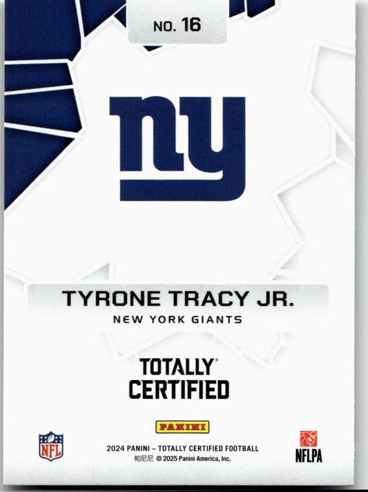 2024 Panini Totally Certified 16 Tyrone Tracy Jr. Intriguing Players Mirror - ChronicCards
