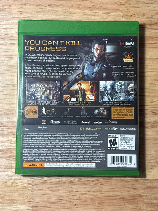 Deus Ex: Mankind Divided - Day One Edition - ChronicCards