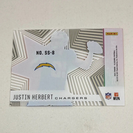 2021 Illusions Justin Herbert Shining Stars - ChronicCards