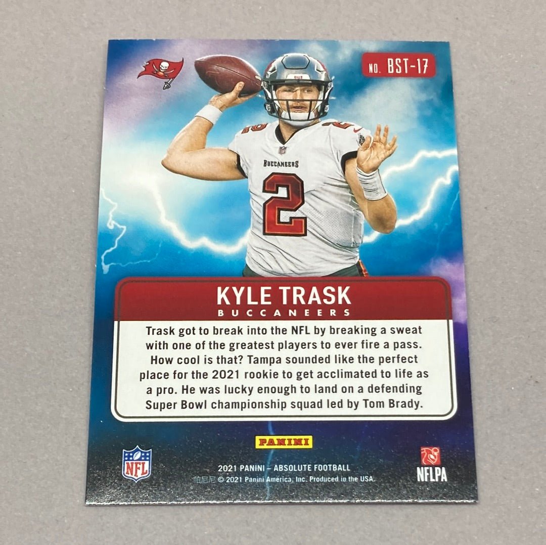 2021 Panini Absolute Kyle Trask By Storm Rookie Card - ChronicCards