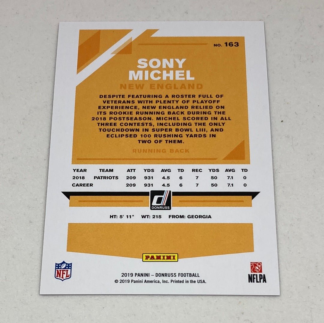 2019 Panini Donruss Sony Michel 131/500 - ChronicCards