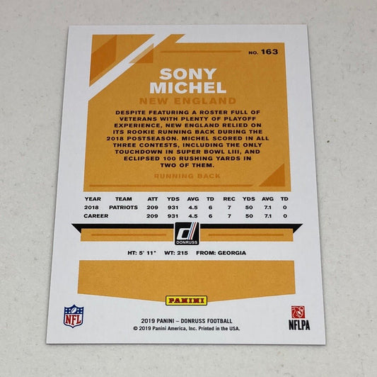 2019 Panini Donruss Sony Michel 131/500 - ChronicCards