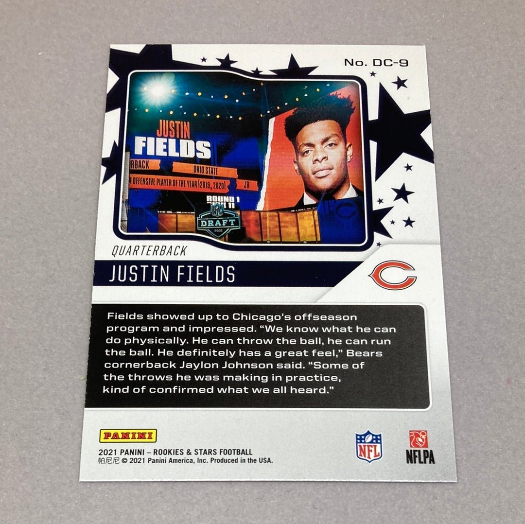 2021 Panini Rookies & Stars Justin Fields Draft Class Rookie Card - ChronicCards