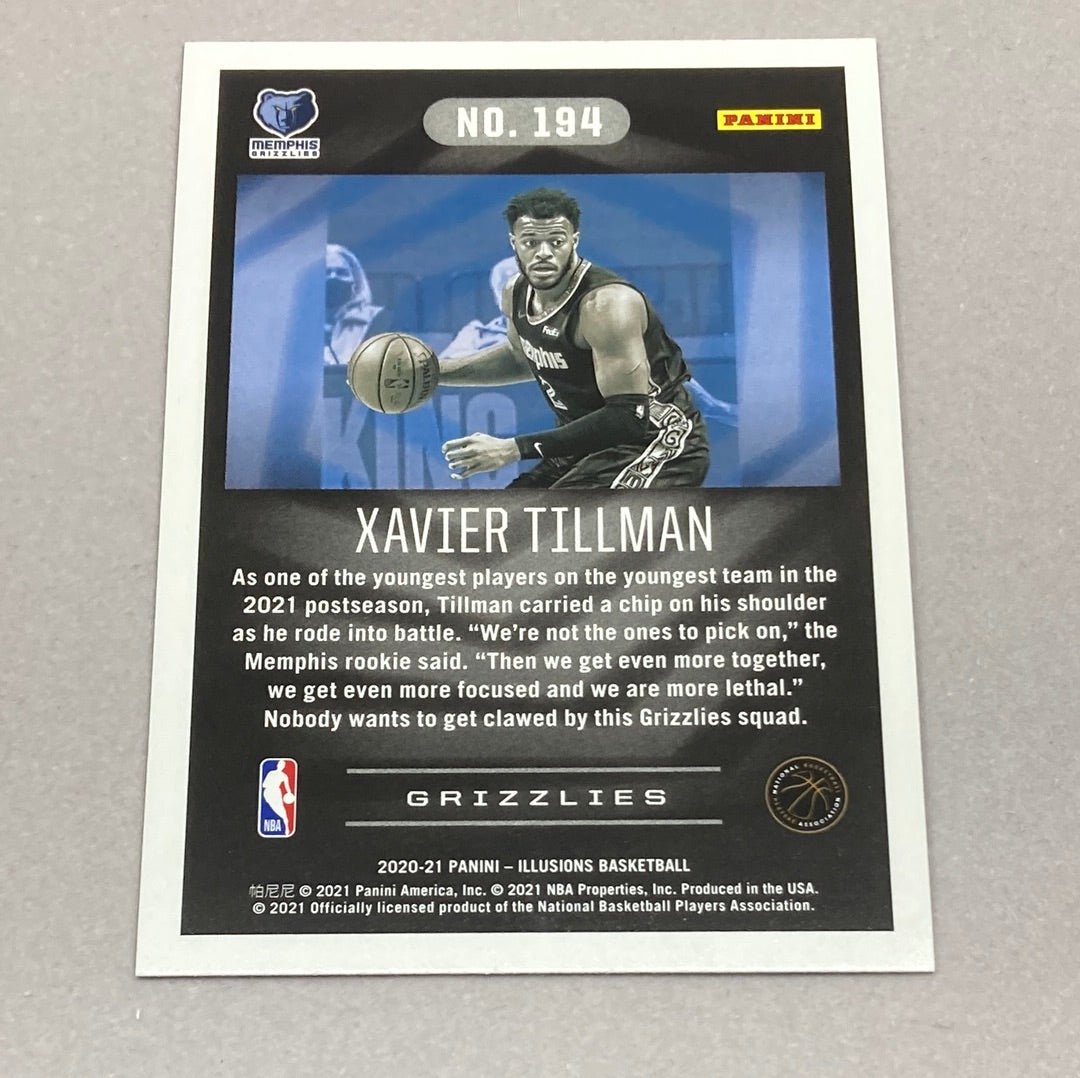 2020 - 21 Panini Illusions Xavier Tillman Rookie Card - ChronicCards
