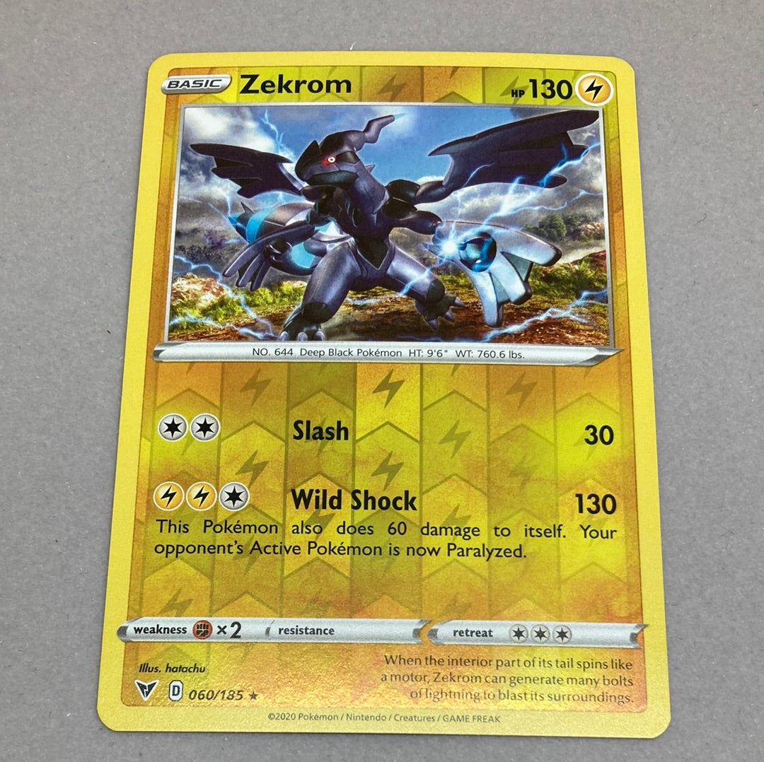Pokemon Trading Card Holo Zekrom - Card Games, Facebook Marketplace