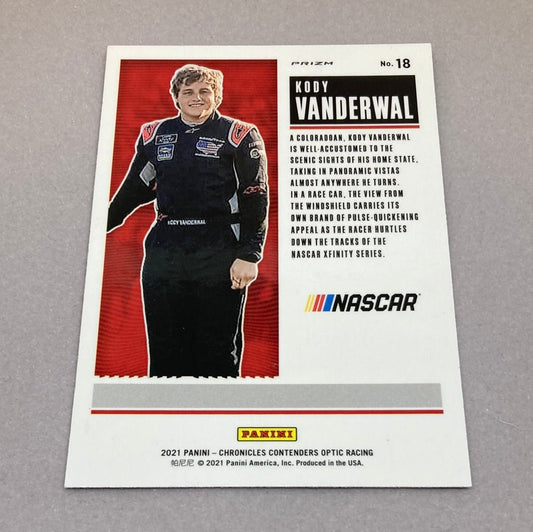 2021 Panini Chronicles Contenders Optic Kody Vanderwal Rookie Card - ChronicCards