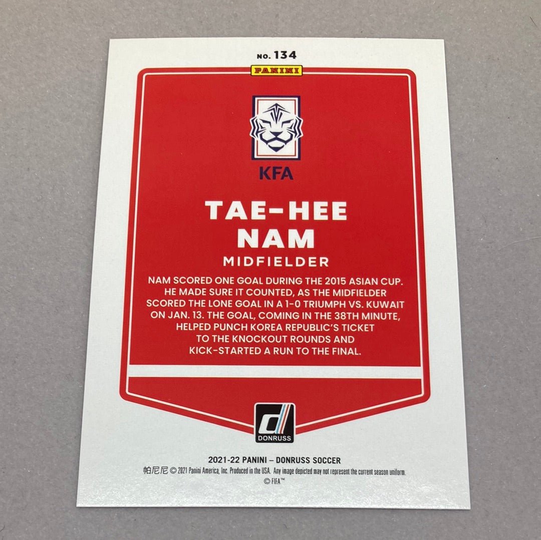 2021 - 22 Panini Donruss Tae - Hee Nam Rookie Soccer Card - ChronicCards