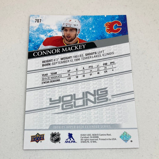 2020 - 21 Upper Deck Connor Mackey Young Guns - ChronicCards
