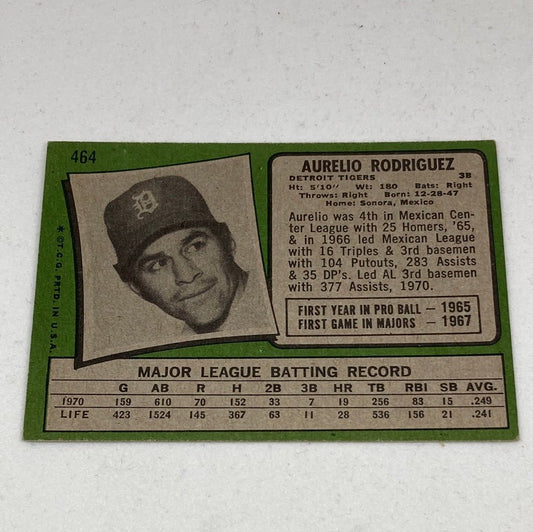 1971 Topps Aurelio Rodriguez Baseball Card - ChronicCards