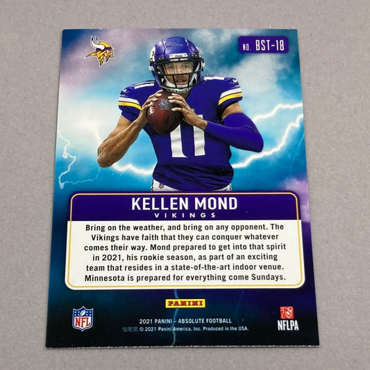 2021 Panini Absolute Kellen Mond By Storm Rookie Card - ChronicCards