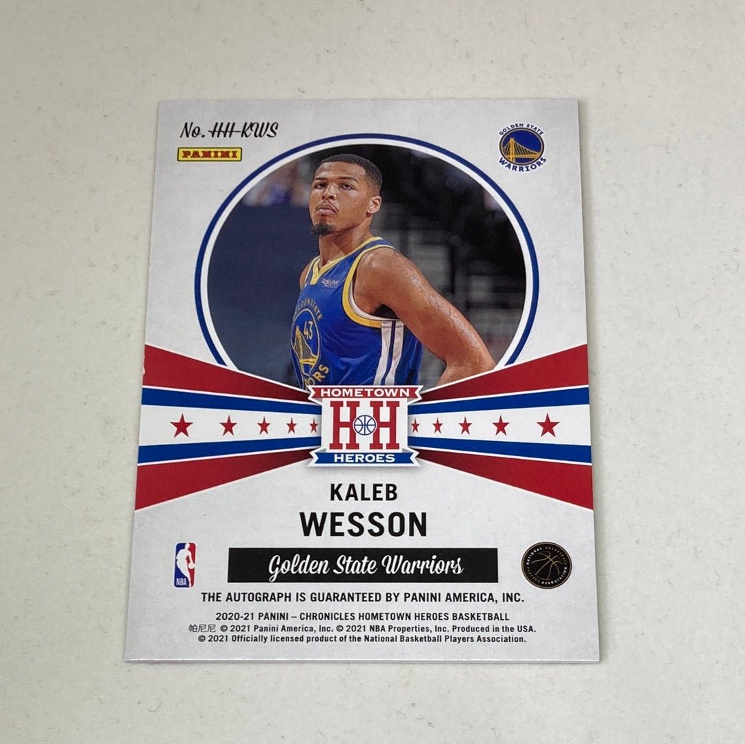 2020 - 21 Panini Hometown Heroes Kaleb Wesson Rookie Card - ChronicCards