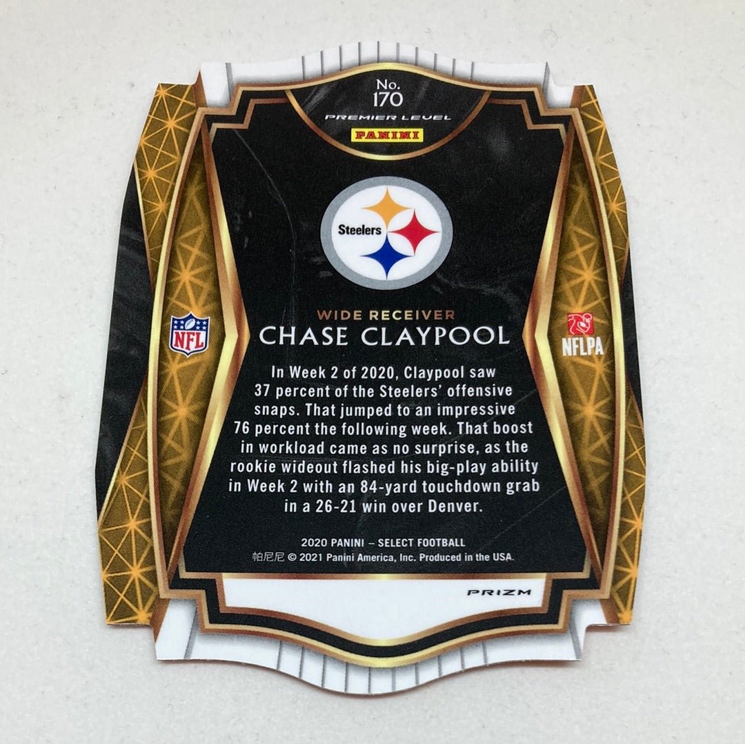 2020 Panini Select Chase Claypool Orange Die - cut - ChronicCards