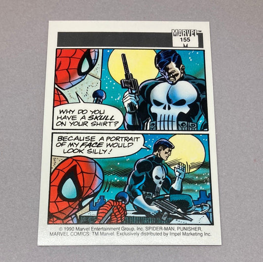 1990 Impel Marvel Spider - Man Presents: Punisher Trading Card - ChronicCards