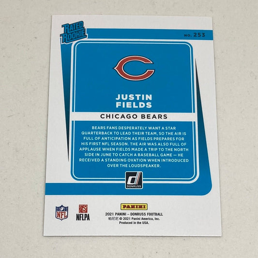 2021 Panini Donruss Justin Fields Rated Rookie - ChronicCards