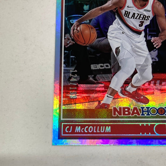 2021 - 22 NBA Hoops CJ McCollum 124/199 - ChronicCards