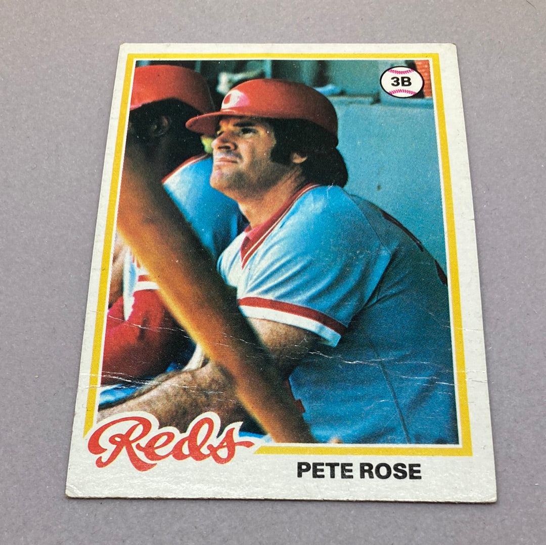 1978 Topps Baseball #20 Pete Rose Baseball Card – ChronicCards