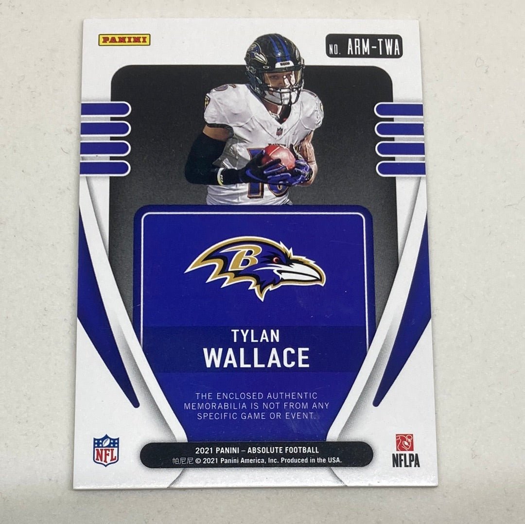 2021 Panini Absolute Tylan Wallace Rookie Materials - ChronicCards
