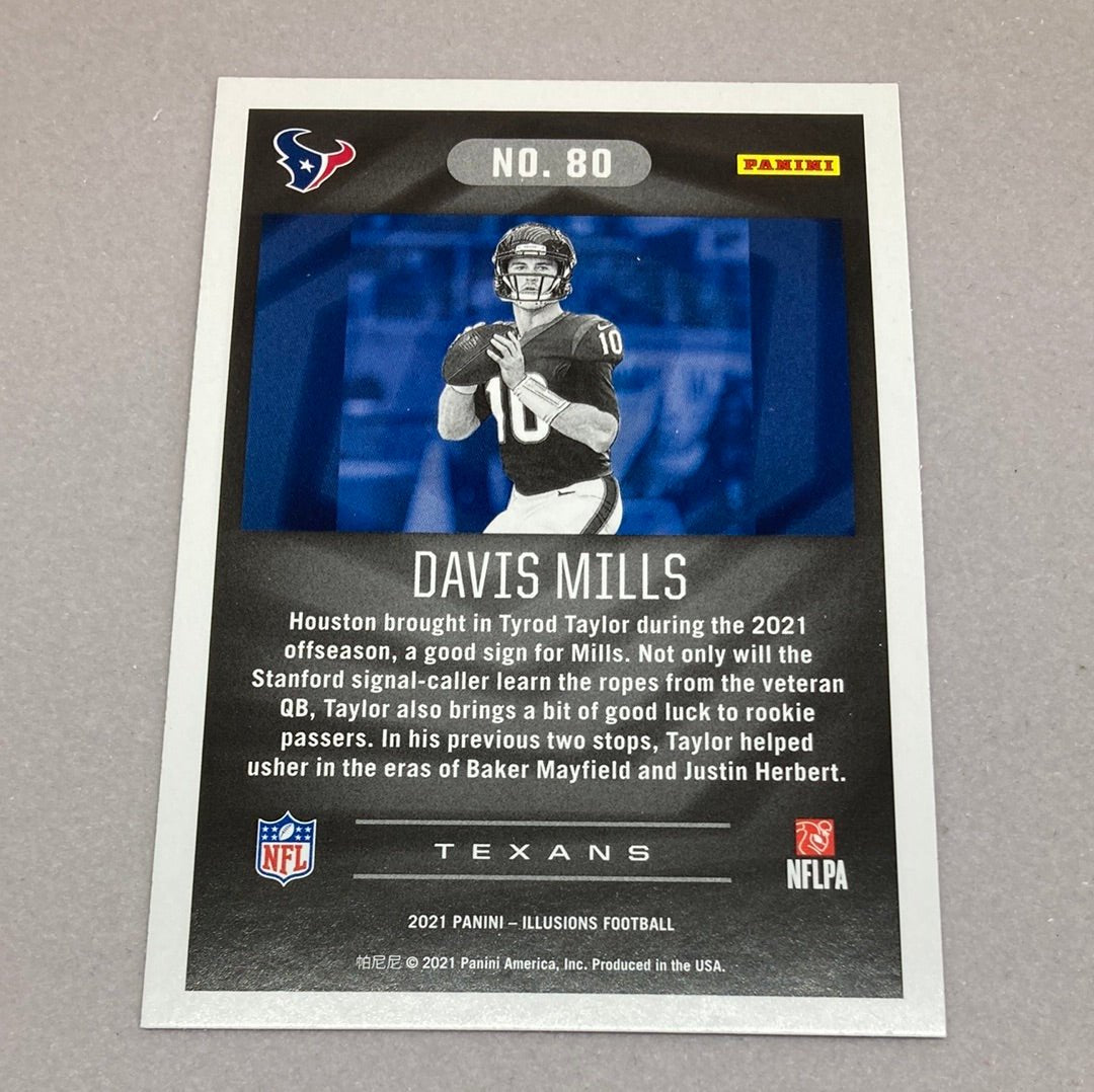 2021 Panini Illusions Davis Mills Rookie Card - ChronicCards