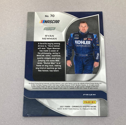 2021 Panini Chronicles Spectra Ryan Newman Nascar Card - ChronicCards