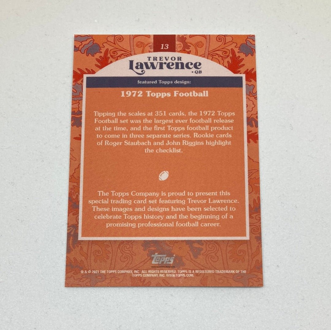 2021 Topps Trevor Lawrence #13 - ChronicCards