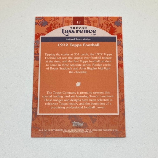2021 Topps Trevor Lawrence #13 - ChronicCards