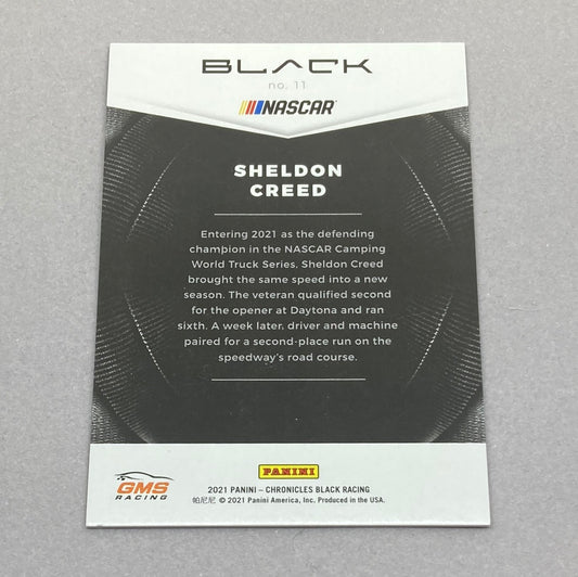 2021 Panini Chronicles Black Sheldon Creed Rookie Card - ChronicCards