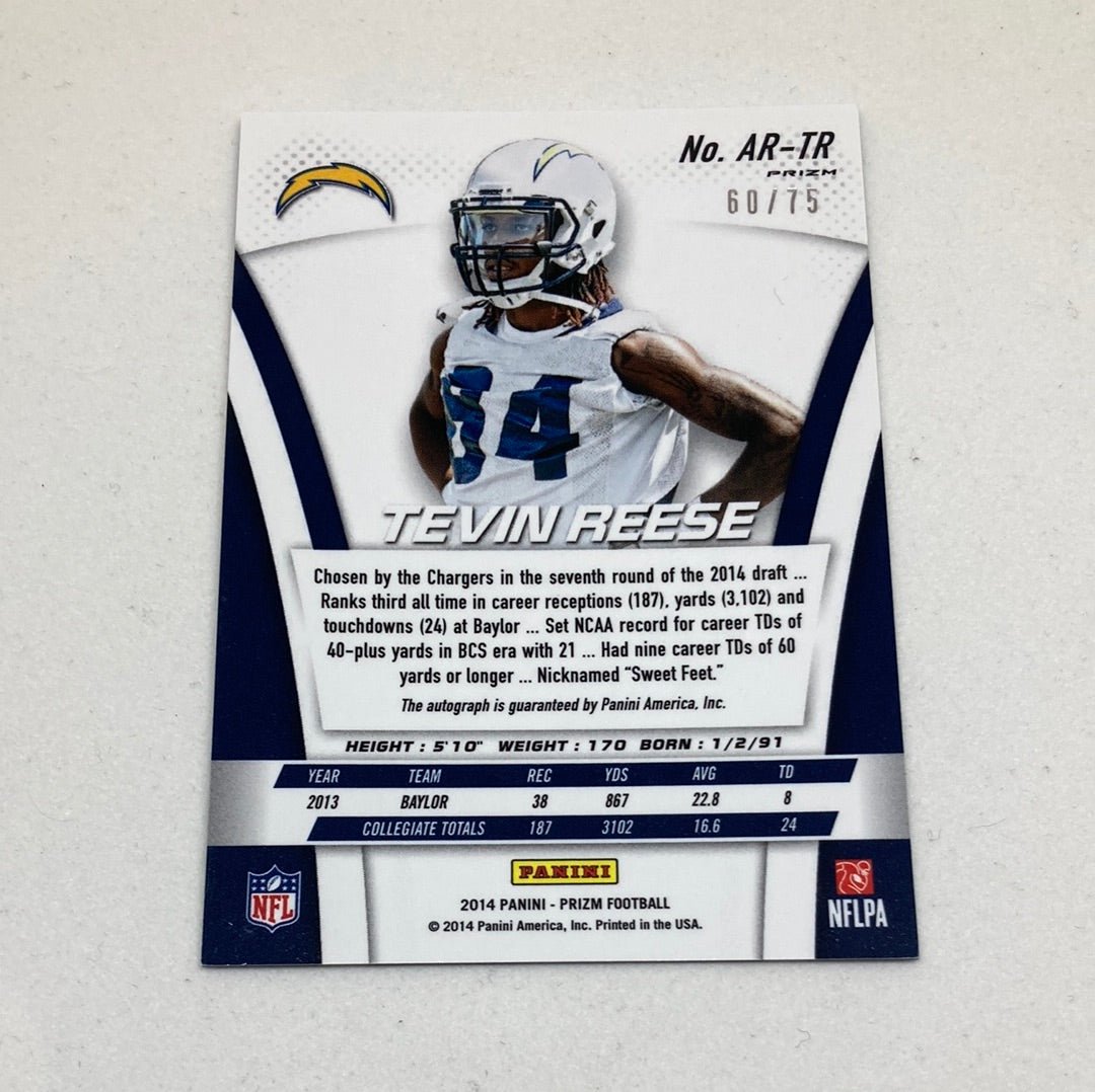 2014 Panini Prizm Tevin Reese Rookie Auto 60/75 - ChronicCards