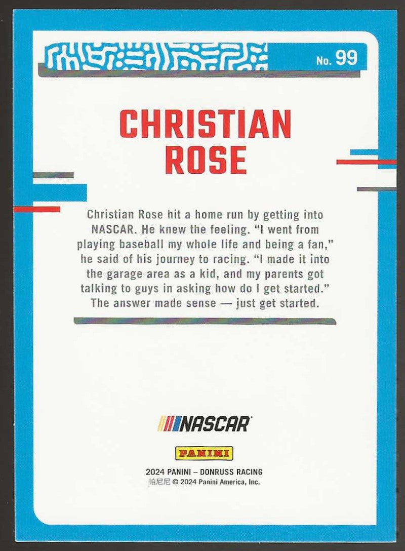 2024 Donruss #99 Christian Rose