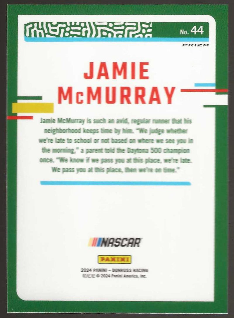 2024 Donruss #44 Jamie McMurray Optic Blue Velocity