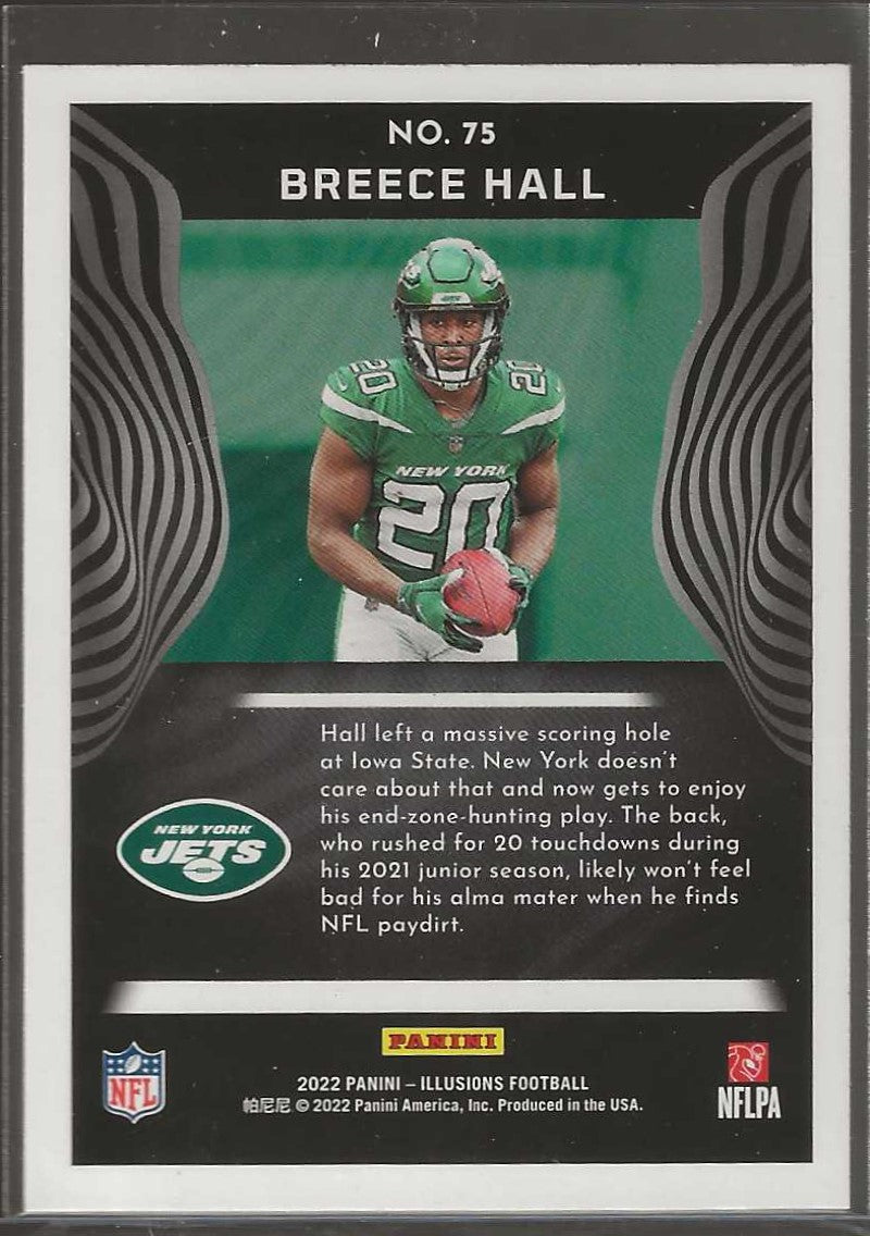 2022 Panini Illusions #75 Breece Hall Retail