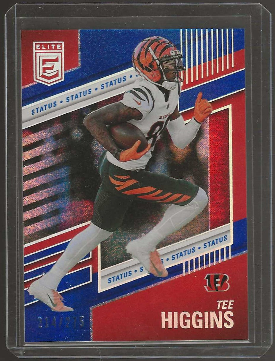 2022 Donruss Elite #66 Tee Higgins Status Sparkle