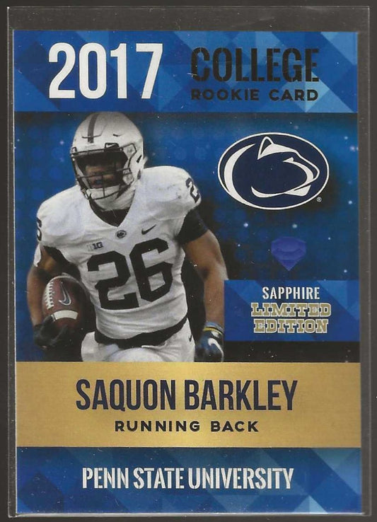 Rookie Phenoms #26 Saquon Barkley Saphire Limited Edition