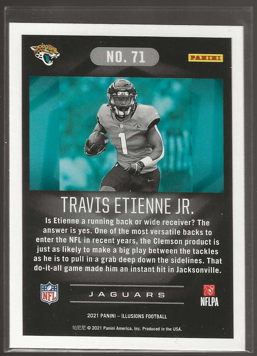 2021 Panini Illusions #71 Travis Etienne Jr.