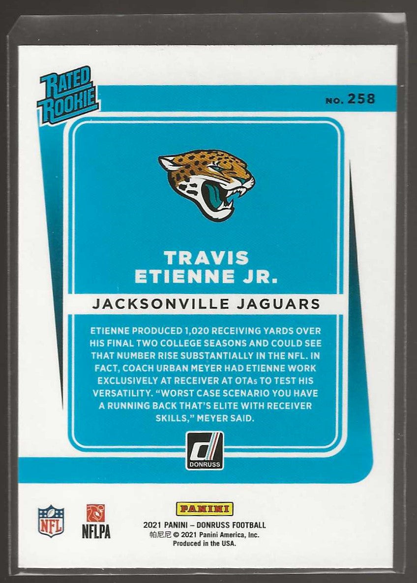 2021 Donruss #258 Travis Etienne Jr.