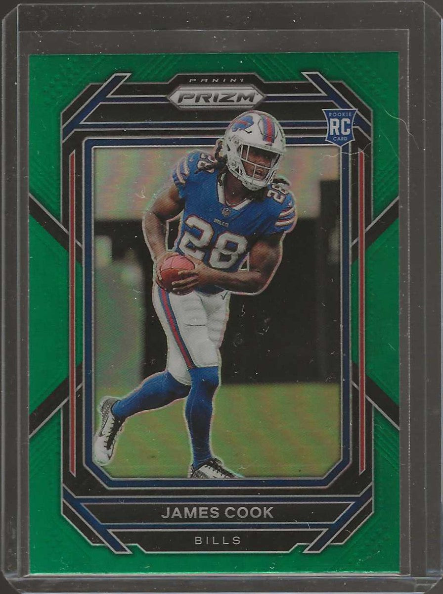 2022 Panini Prizm #319 James Cook Green