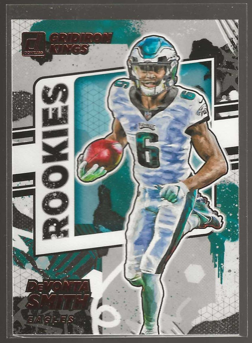 2021 Donruss #RGK-DVS DeVonta Smith Rookie Gridiron Kings