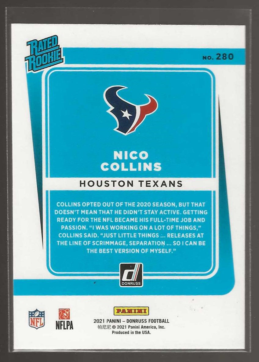 2021 Donruss #280 Nico Collins