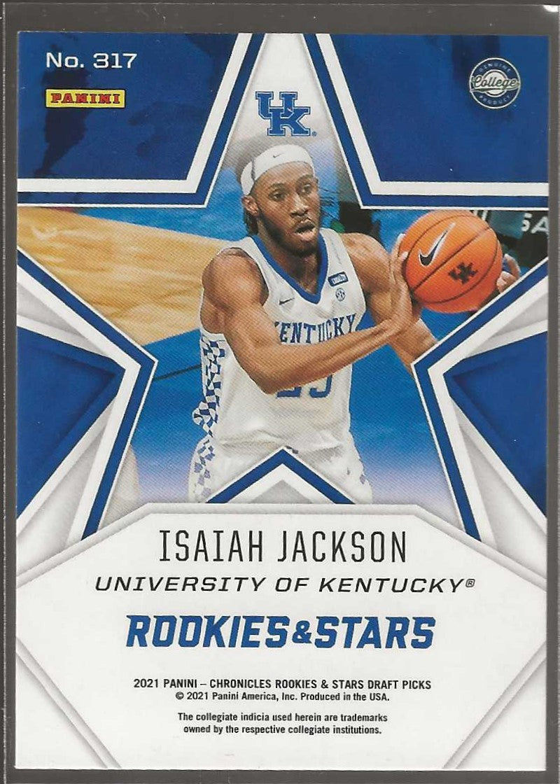 2021 Panini Chronicles Draft Picks #317 Isaiah Jackson