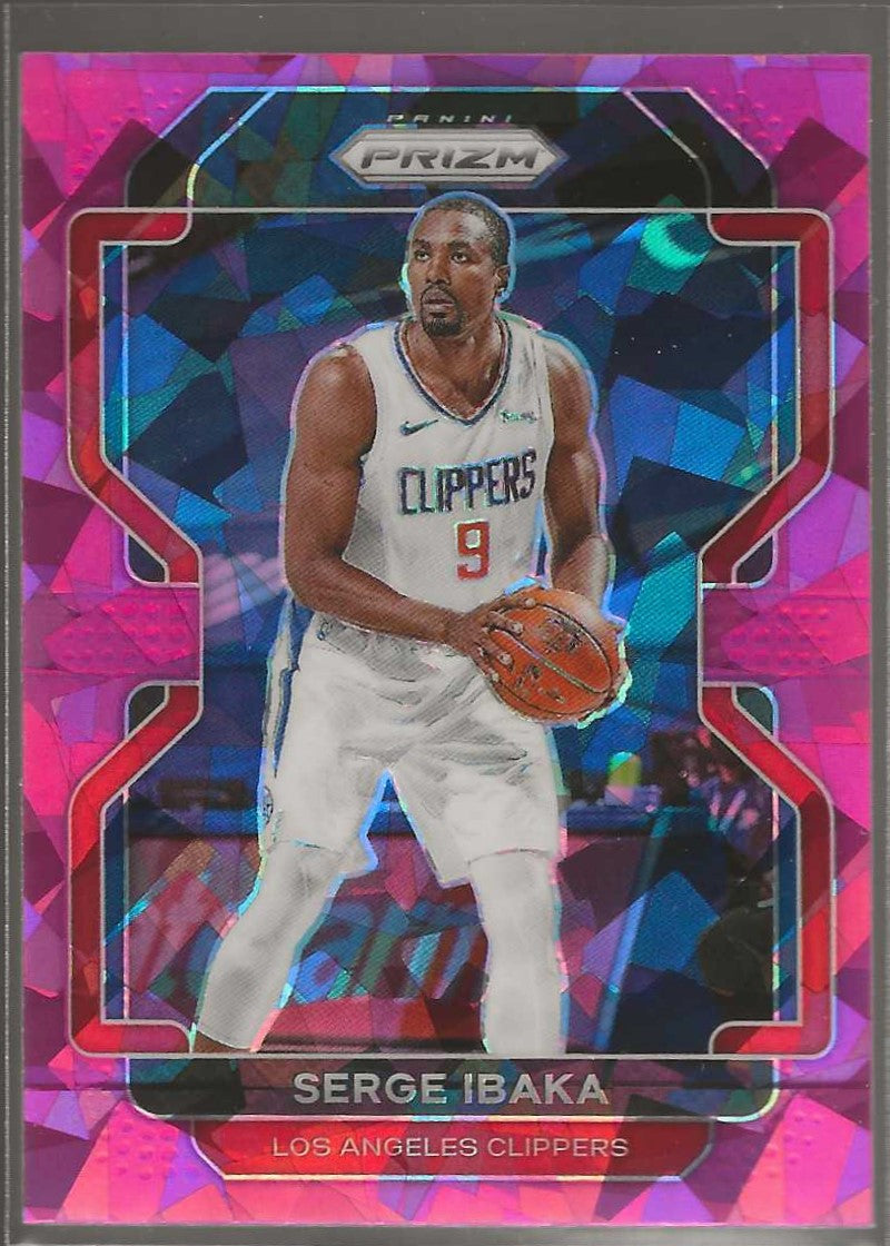 2021-22 Panini Prizm #18 Serge Ibaka Pink Ice