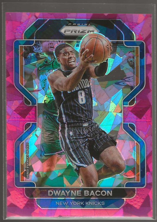 2021-22 Panini Prizm #197 Dwayne Bacon Pink Ice