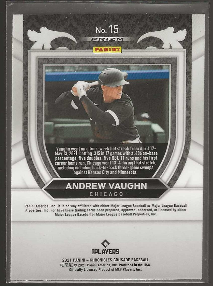 2021 Panini Chronicles #15 Andrew Vaughn Crusade Holo