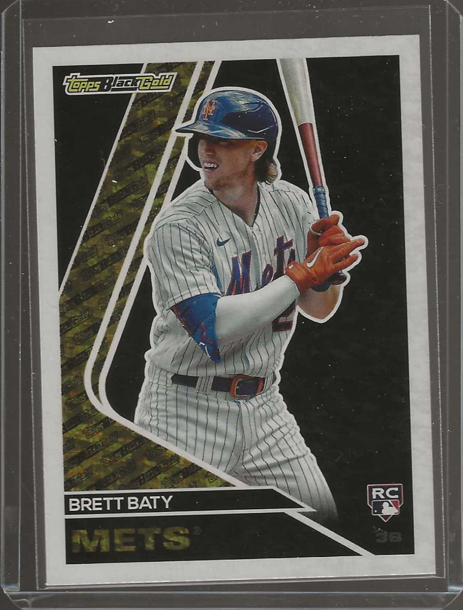 2023 Topps Update #BG-15 Brett Baty Topps Black Gold