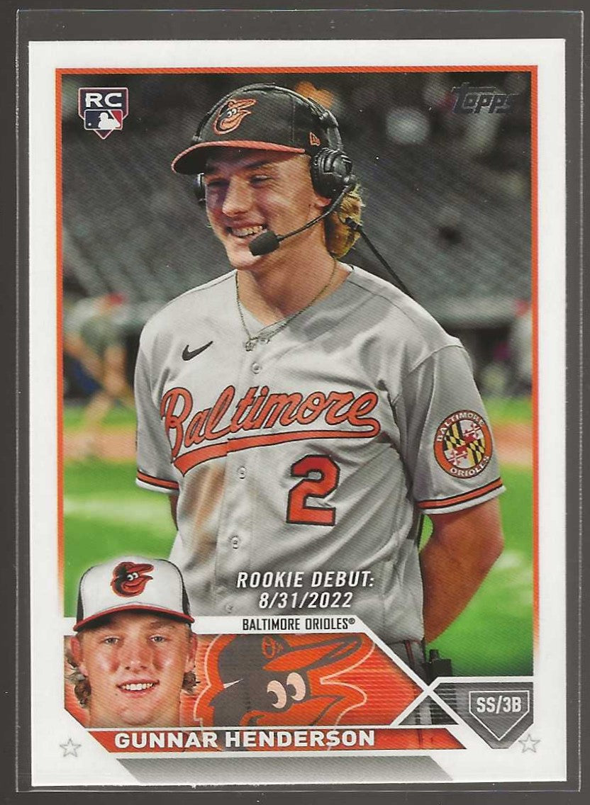 2023 Topps Update #US18 Gunnar Henderson