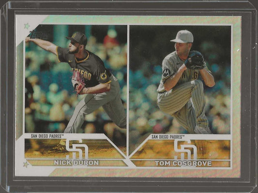 2023 Topps Update #US288 Nick Duron / Tom Cosgrove Rainbow Foil